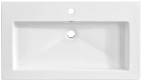 Keramické umývadlo Spirit 46x81x14 cm biele