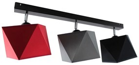 Prisadený luster DIAMENT 3xE27/60W/230V