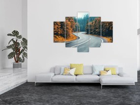 Obraz - Kľukatá cesta (150x105 cm)