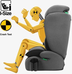 Autosedačka Zooma 25 i‑Size čierna / sivá