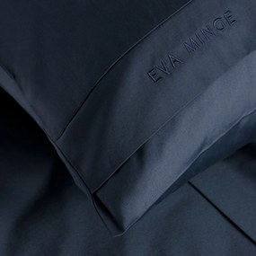 MAKOSATÉNOVÉ OBLIEČKY EVA MINGE ELEGANT1F 160X200 CM, 2 KS 70X80 CM TMAVOMODRÉ
