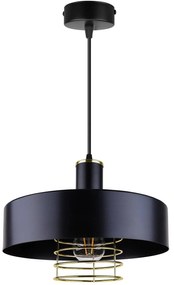 Závesné svietidlo Barcelona, 1x kovovo/drôtené tienidlo (výber zo 4 farieb)