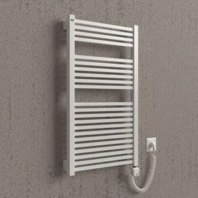 BPS-koupelny Elektrický kúpeľňový radiátor Rees E ARE-E 12055-01, pripojenie typ 01, 53,5x125 cm, biela RAL 9016
