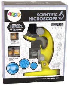 Lean Toys Detský Mikroskop – Žltý