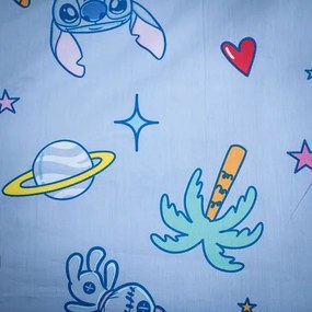 Jerry Fabrics Bavlnené obliečky 140x200 + 70x90 cm - Lilo a Stitch "Brush it"