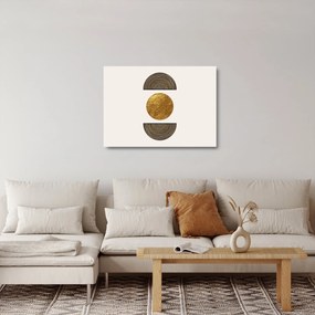 Sklenený obraz - Zlatý ornament N⁰1 (70x50 cm)