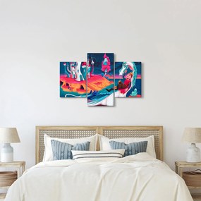 Obraz - Princ a dračia princezná (90x60 cm)