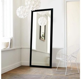 Nástenné zrkadlo CHEVAL 105x40 cm čierna