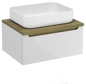 Kúpeľňová skrinka pod umývadlo Naturel Stilla 60x30x45 cm biela STILLAD06007DBK, 1 ks