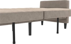 Béžová zamatová pohovka 207 cm Presley – Støraa