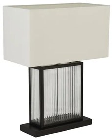 Searchlight EU54210BK - Stolná lampa CLARENDON 1xE27/60W/230V čierna