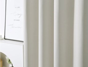 2x Bielo-krémový záves OXFORD 140x250 cm