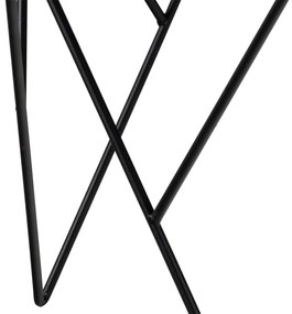Konferenční stolek Halstow 80 cm černý