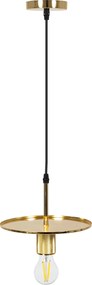 Toolight Toolight, závesné svietidlo 1xE27 APP1181-1CP, zlatá, OSW-40018