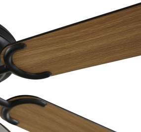 Stropný ventilátor čierny 107,5 cm s ťahovým spínačom - Mistral Busa