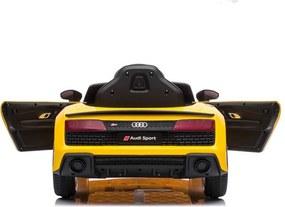 LEAN CARS Elektrické autíčko Audi R8 Lift A300 žlté