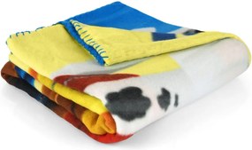 Jerry Fabrics Fleecová deka s motívom Tlapková patrola - Modrá | 100 x 150 cm