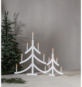 Biela vianočná svetelná dekorácia Pagod – Star Trading