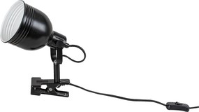 Rabalux Stolná lampa s klipom Flint 1x25W | E14 | IP20 - čierna