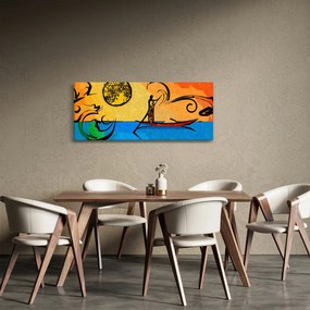 Obraz starovekej maľby (120x50 cm)