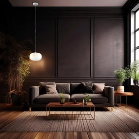 LED Luster na lanku VASO LED/4W/230V pr. 18 cm biela