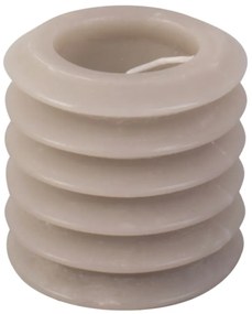 Sivá sviečka PT LIVING Layered, výška 7,5 cm
