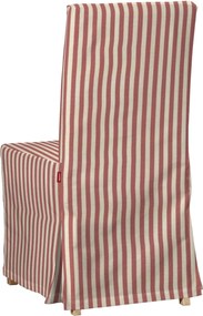 Návlek na stoličku Henriksdal (dlhý) farba produktu červená látka vzorované