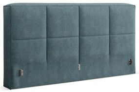 Modré čalúnené čelo postele 209x100 cm Darren – Micadoni