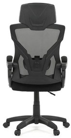 Autronic BONTEC Kancelárska stolička, výškovo nastaviteľná, čierna látka, KA-R223 BK Farba: Čierna