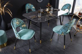 Dizajnová stolička Boutique - modrá