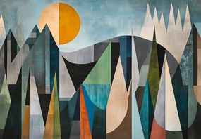 Fototapeta - Prírodná geometrická abstrakcia III. (147x102 cm)