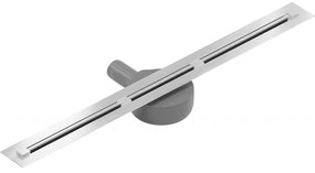 Mexen Flat Super Slim, super tenký odtokový žľab s 360° rotačným sifónom 50 cm, nerez, 1051050