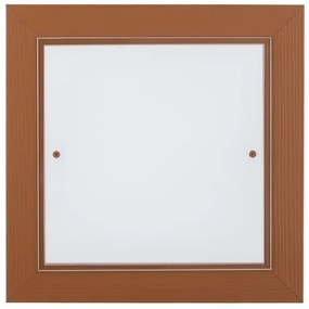 Argon 1867 - Stropné svietidlo TABOR 4xE27/15W/230V 42x42 cm terakotové