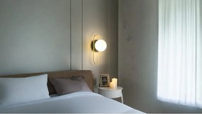 Toolight Toolight, nástenné svietidlo 1xE27 APP1756-1W, zlatá matná-biela, OSW-04316