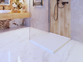 Erga Almac, SMC sprchová vanička 90 x 80 x 3 cm, biela, ERG-GMA-AL-8090