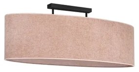 Duolla - Prisadený luster OVAL 2xE27/15W/230V ružová