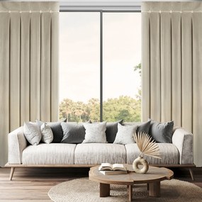 ZATEMŇOVACÍ ZÁVES NA PÚTKACH ALITA 85X250 CM BÉŽOVÁ