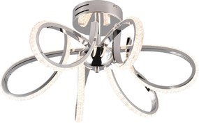 XXXLutz STROPNÉ LED SVIETIDLO, 57/57/28 cm Ambiente - Interiérové svietidlá - 0040240049