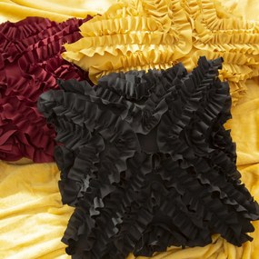 DEKORAČNÁ OBLIEČKA NA VANKÚŠ MIRENA 45X45 CM HORČICOVÁ