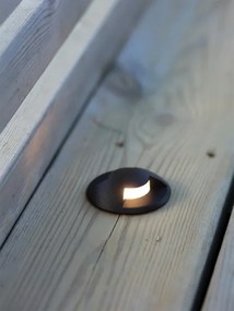 Markslöjd 107289 - LED vonkajšie zapustené svietidlo GARDEN24 LED/0,8W/24V IP44 čierna