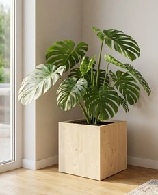 AMADEA Drevený obal na kvetináč, 33x33x24cm, drevený kvetináč