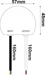 Napájací zdroj pre LED diódy 12V do skrinky 60W 5A IP67