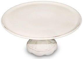 Servírovací podnos okrúhly Provence Ivory, vidiecka keramika, 16x33,5x33,5