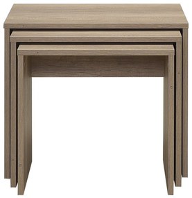 Skladací stôl SHP Light Walnut, 3 ks