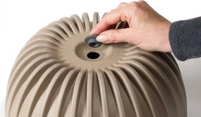 Květináč STRIPPED Eco Coffe 23,6x14 cm hnědý