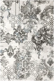 Koberec Argent 14721 U11 ornament modrý / krémový / sivý