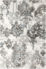 Koberec Argent 14721 U11 ornament modrý / krémový / sivý