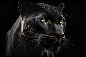 Obraz - Čierny panter (90x60 cm)