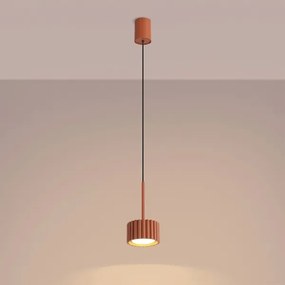 Sollux SL.2680 - Luster na lanku AURA 1xGX53/10W/230V červený