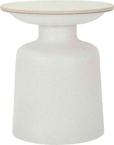 XXXLutz KONFERENČNÝ STOLÍK, biela, kov, keramika, 40/40/47 cm Mauro Ferretti - Stolíky do obývačky - 002665015501